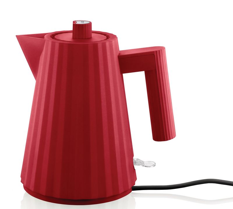MDL06/1 Plissé Water Boiler Small RED Alessi SINGLE PIECES